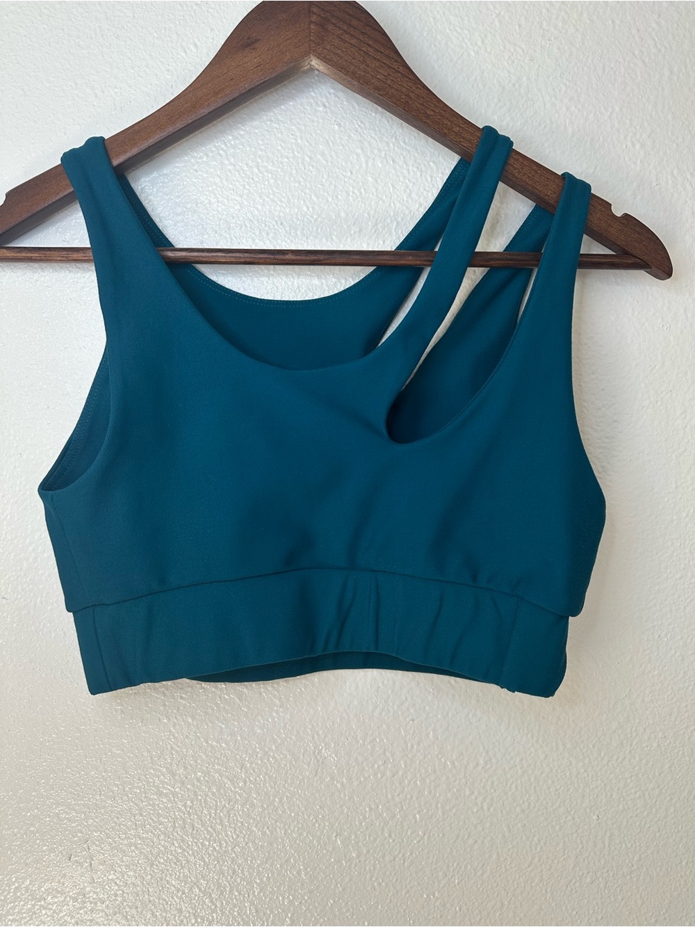BECCA Teal Double-Strap Active Sports Bra - Picture 3 of 3